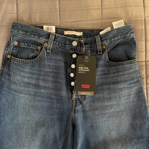 Women's Levis Ribcage Straight Ankle jeans